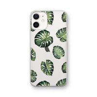 Tropische bladeren: iPhone 12 Transparant Hoesje