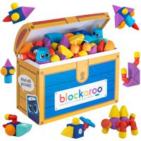 Blockaroo Magnetische Foam Blokken Schatkist Box, 100dlg. - thumbnail