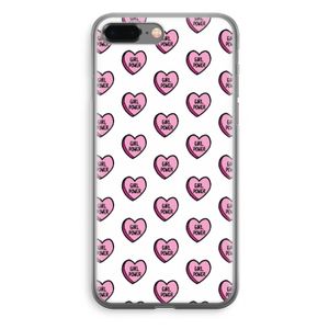 GIRL POWER: iPhone 8 Plus Transparant Hoesje