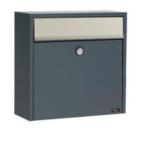 Allux Brievenbus Allux 2500 Antraciet/Inox Klep - 40250065
