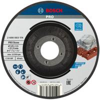 Bosch Accessoires Doorslijpschijf gebogen Standard for Stone C 30 S BF, 125 mm, 22,23 mm, 2,5 mm 1 stuks - 2608603174