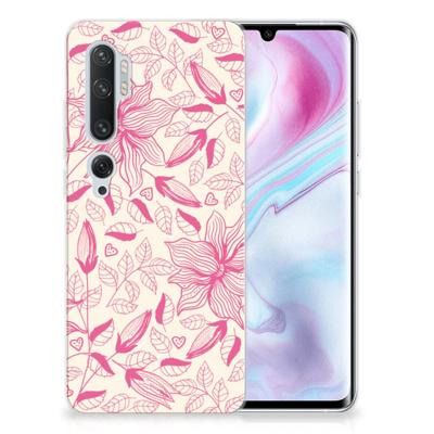 Xiaomi Mi Note 10 Pro | TPU Case | Pink Flowers