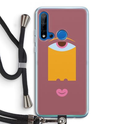 Mono V: Huawei P20 Lite (2019) Transparant Hoesje met koord