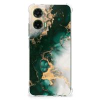 Anti-Shock Hoesje voor Motorola Moto G35 Marmer Groen