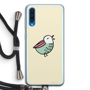Birdy: Samsung Galaxy A50 Transparant Hoesje met koord