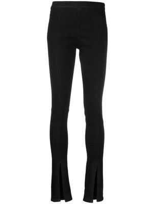 Rick Owens DRKSHDW legging à fentes - Noir