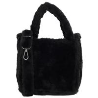 Beagles Faux Fur Schoudertasje Mini Barakaldo Zwart