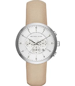 Horlogeband Michael Kors MK2564 Leder Beige 20mm