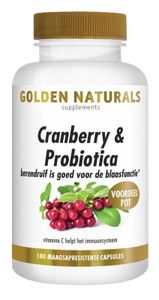 Golden Naturals Cranberry & Probiotica