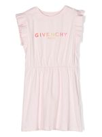 Givenchy Kids robe sans manches à logo brodé - Rose - thumbnail