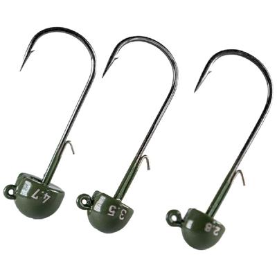 LMAB Tungsten Ned Jig Green Pumpkin 3st. Size 1 - 3,5 gr