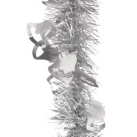 Arte R lametta kerstslinger - zilver - folie - 200 x 12 cm