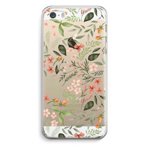 Sweet little flowers: iPhone 5 / 5S / SE Transparant Hoesje