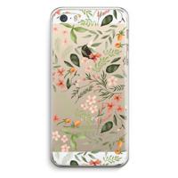 Sweet little flowers: iPhone 5 / 5S / SE Transparant Hoesje - thumbnail