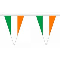 Luxe Ierland punt vlaggenlijn - polyester - 20 meter - landen versiering - thumbnail