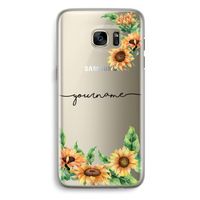 Zonnebloemen: Samsung Galaxy S7 Edge Transparant Hoesje Zonnebloemen: Samsung Galaxy S7 Edge Transparant Hoesje