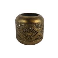 Theelichthouder Ø10xh10cm Antiek goud
