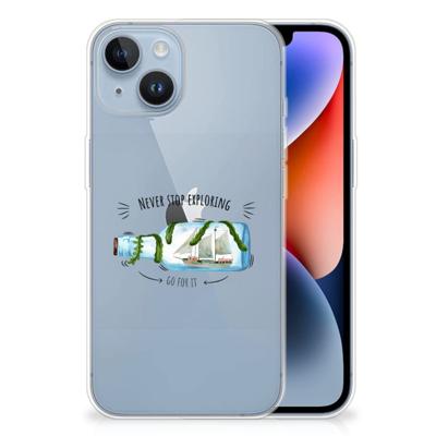 Apple iPhone 14 Telefoonhoesje met Naam Boho Bottle