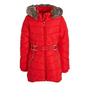 s.Oliver gewatteerde winterjas met ceintuur rood