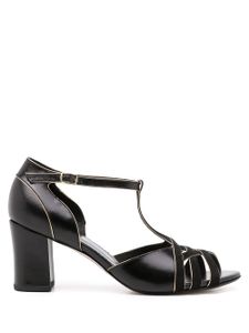 Sarah Chofakian sandales Chiara en cuir - Noir