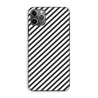 Strepen zwart-wit: iPhone 11 Pro Max Tough Case
