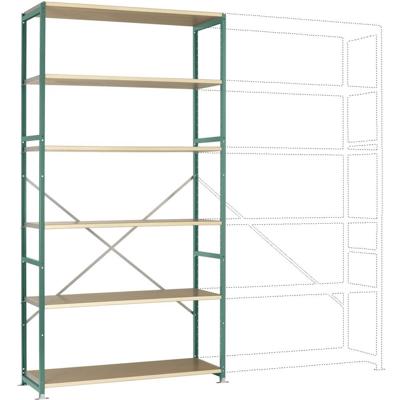 Manuflex RP1336.0001 Magazijnstelling basismodule (b x h x d) 1280 x 2500 x 800 mm Hout