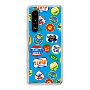 Fruitsticker: Sony Xperia 5 III Transparant Hoesje