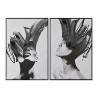 Canvas Home ESPRIT polyestyreen Canvas 83 x 4 x 123 cm