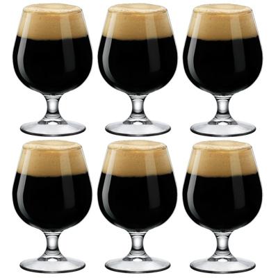 Bormioli Rocco Bierglazen/bierbokalen - 6x stuks - 500 ml - Bierglazen voor speciaalbier - bokbier