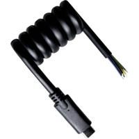BKL Electronic USB-C-kabel Open kabeleinde, USB-C stekker 50 cm Zwart 10080174