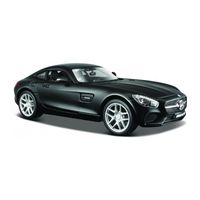 Modelauto Mercedes-Benz AMG GT zwart schaal 1:24/18 x 8 x 5 cm - thumbnail