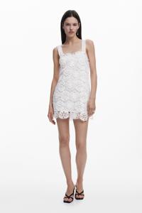 Mini gehaakte jurk - WHITE - XL