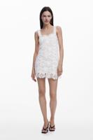 Mini gehaakte jurk - WHITE - XL