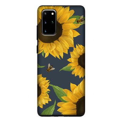 Sunflower and bees: Samsung Galaxy S20 Plus Tough Case
