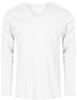 Promodoro XO1460 Men´s V-Neck T-Shirt Long Sleeve - White - 3XL