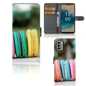 Nokia G22 Book Cover Macarons