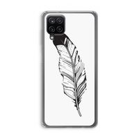 Pluim: Samsung Galaxy A12 Transparant Hoesje
