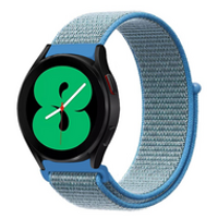 Sport Loop nylon bandje - Blauw - Samsung Galaxy Watch 3 - 45mm - thumbnail