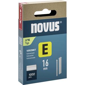 Novus Tools 044-0089 Nagels voor tacker Type J Afmeting, lengte 16 mm 1000 stuk(s)