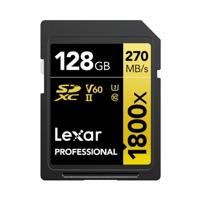 Lexar Professional SDXC 128GB BL 1800X UHS-II V60 Gold