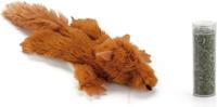 Beeztees Beeztees Kattenspeelgoed Catnip Knuffel Eekhoorn 14cmq