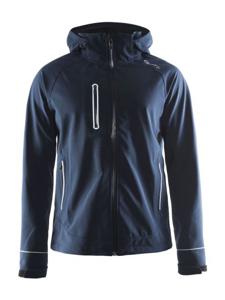 Craft Cortina soft shell winterjas blauw/navy heren S