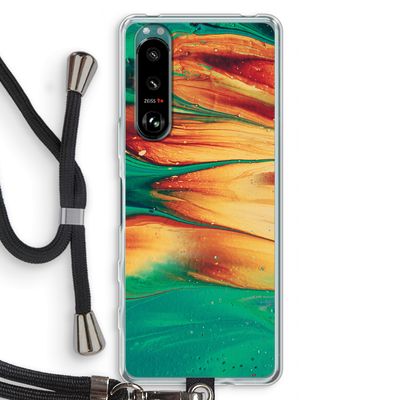Green Inferno: Sony Xperia 5 III Transparant Hoesje met koord