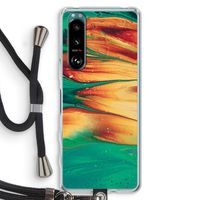 Green Inferno: Sony Xperia 5 III Transparant Hoesje met koord