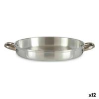 Pan Kinvara Zilverkleurig Aluminium Ø 30 cm (12 Stuks)