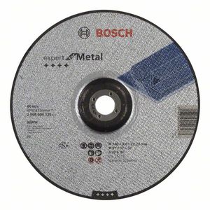 Bosch Accessoires Doorslijpschijf gebogen Expert for Metal A 30 S BF, 230 mm, 22,23 mm, 3,0 mm - 1 stuks - 2608600226