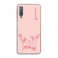 Best Friends: Samsung Galaxy A7 (2018) Transparant Hoesje
