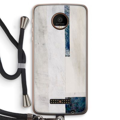 Meet you there: Motorola Moto Z Force Transparant Hoesje met koord
