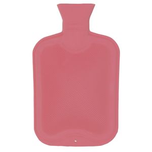 Warmwaterkruik 2 liter van rubber roze