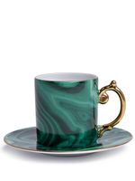 L'Objet ensemble tasse-soucoupe à café Malachite - Vert - thumbnail